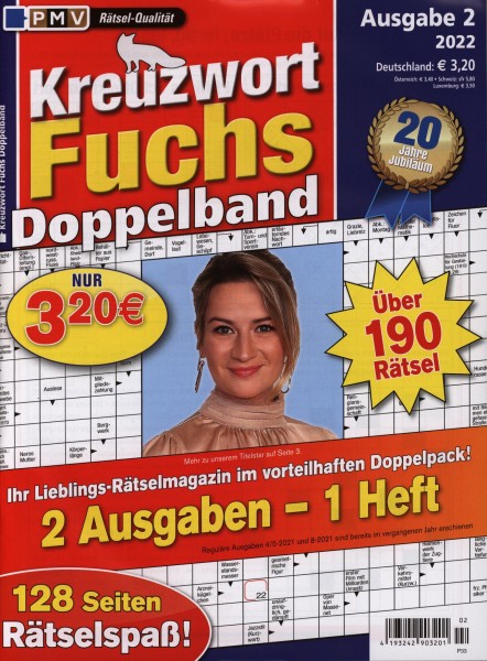 Kreuzwort Fuchs Doppelband 2/2022