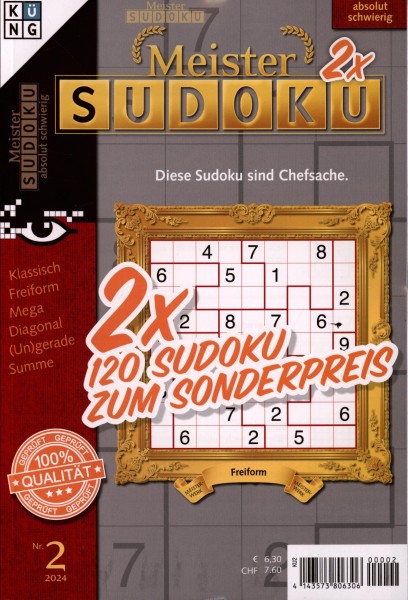 Meister Sudoku 2x