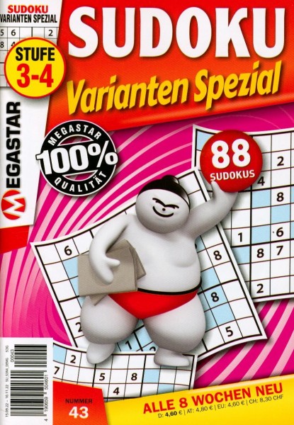 Sudoku Varianten Spezial 43/2022