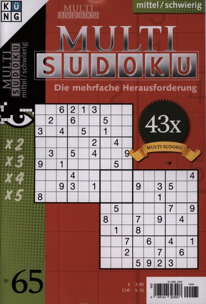 Multi Sudoku 65/2024