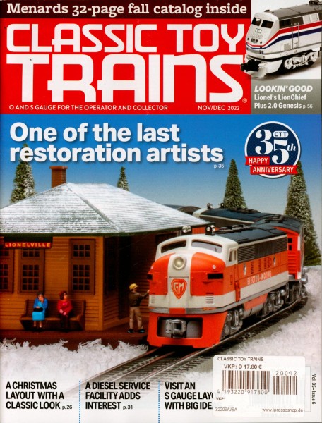 CLASSIC TOY TRAINS 12/2022