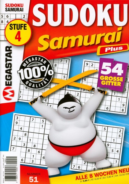 Sudoku Samurai Plus 51/2022