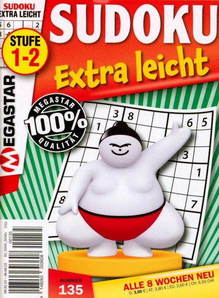 Sudoku Extra Leicht 135/2023