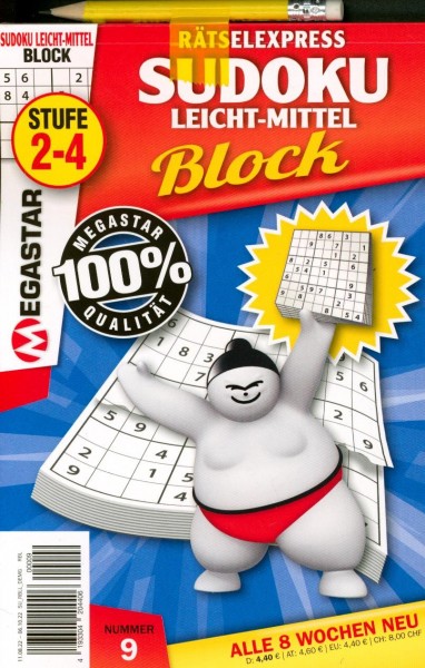 Sudoku Block leicht-mitt. 9/2022