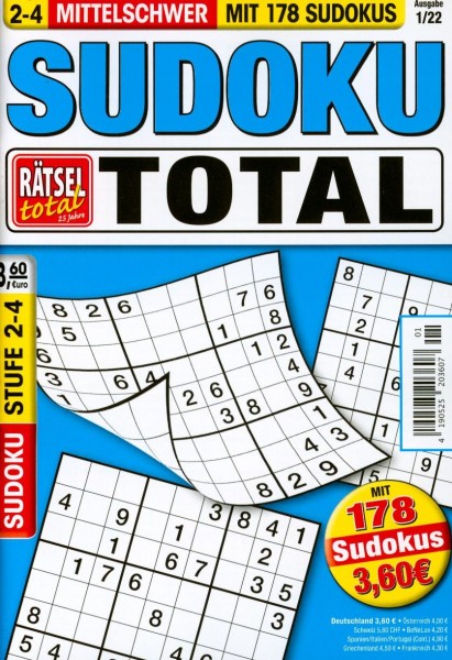 Rätsel tot.SudokuTotal4-6 1/2022