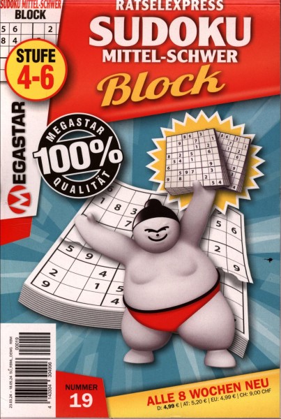 Sudoku Block mittel-schw.