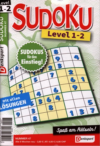 Denksport Sudoku Level 1-2 47/2024