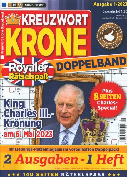 Kreuzwort Krone Doppelband 1/2023