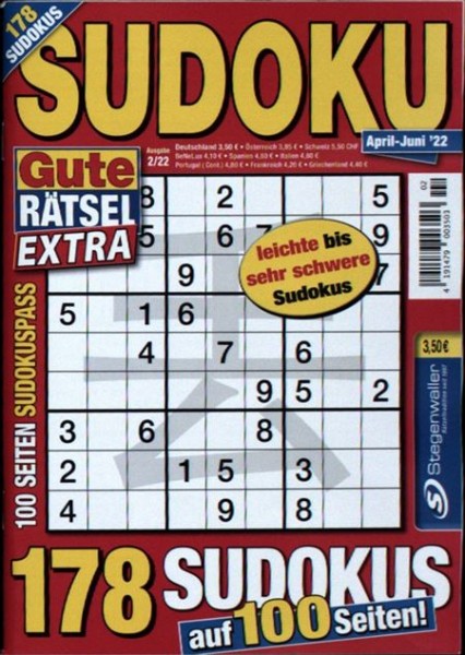 Gute Räts. Sudoku Extra