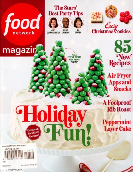 food network magazine 12/2021