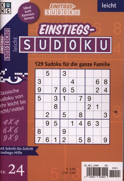 Einstiegs Sudoku 24/2024