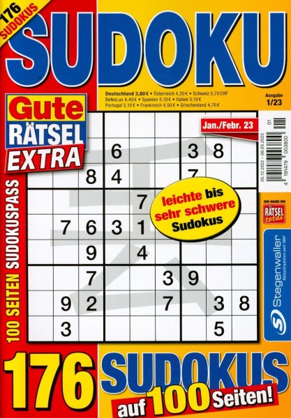 Gute Räts. Sudoku Extra 1/2023