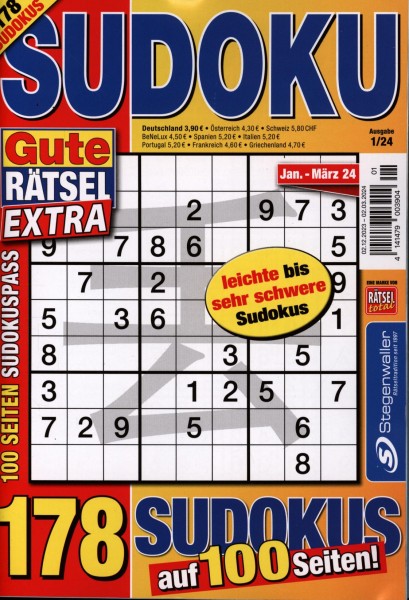 Gute Räts. Sudoku Extra 1/2024