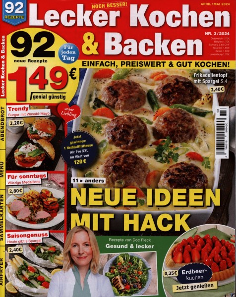 Lecker Kochen & Backen 3/2024