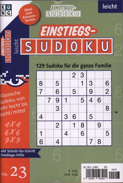 Einstiegs Sudoku 23/2024