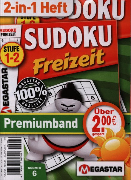 Sudoku Freizeit Premiumband 6/2024