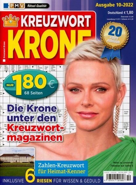 Kreuzwort Krone 10/2022