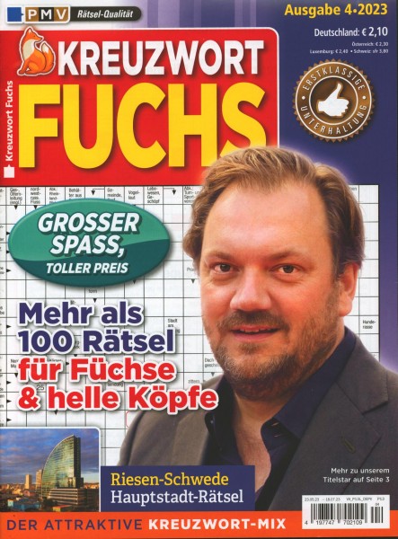 Kreuzwort Fuchs 4/2023