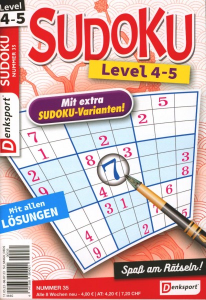 Denksport Sudoku Level 4-5 35/2023