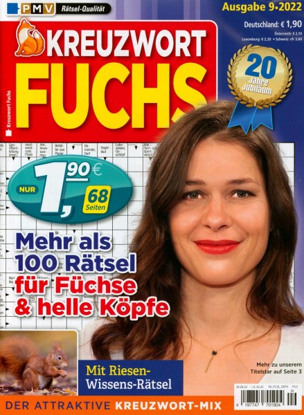 Kreuzwort Fuchs 9/2022