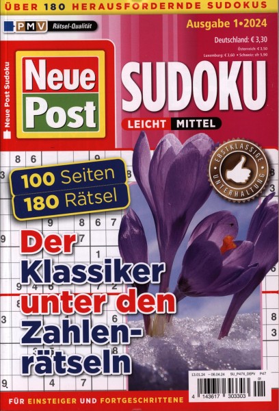 Neue Post Sudoku 1/2024