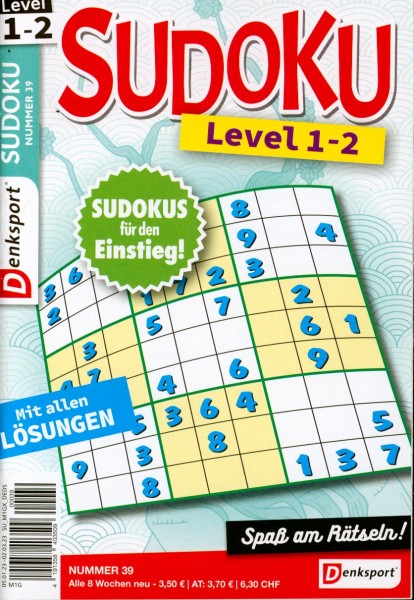 Denksport Sudoku Level 1-2 39/2023