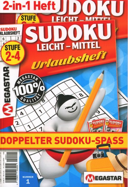 Sudoku leicht bis mittel Urlau 1/2023