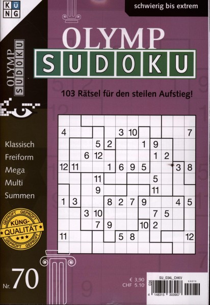 Olymp Sudoku 70/2024