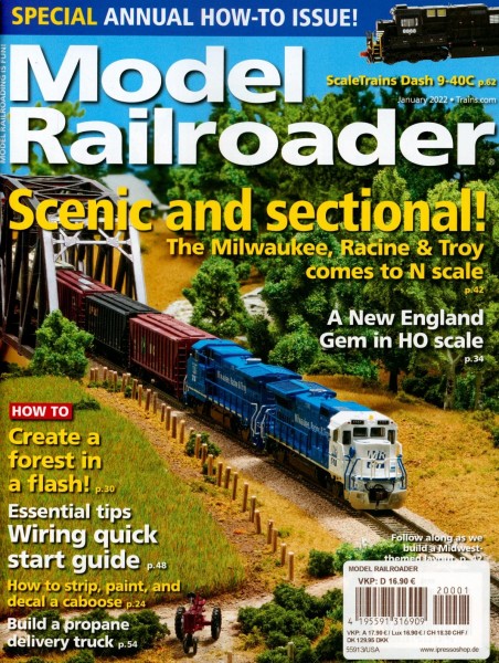 Model Railroader 1/2022