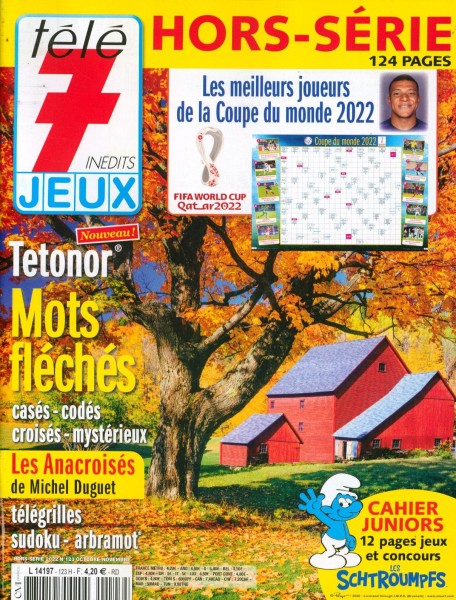 tèlè 7 JEUX HORS-SÉRIE 123/2022