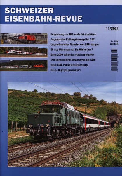 Schweizer Eisenbahn-Revue 11/2023
