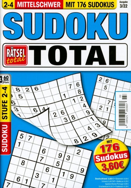 Rätsel tot.SudokuTotal2-4 3/2022