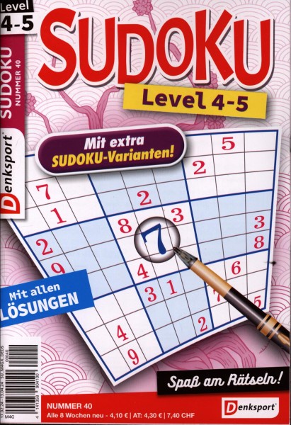 Denksport Sudoku Level 4-5 40/2024
