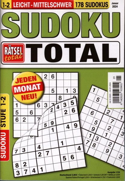 Rätsel tot.SudokuTotal1-2 1/2024