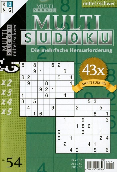 Multi Sudoku 54/2022