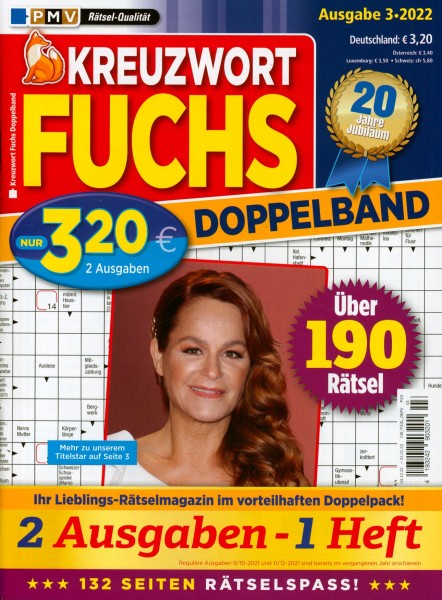 Kreuzwort Fuchs Doppelband 3/2022