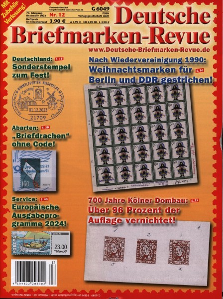 Dt. Briefmarken-Revue 12/2023