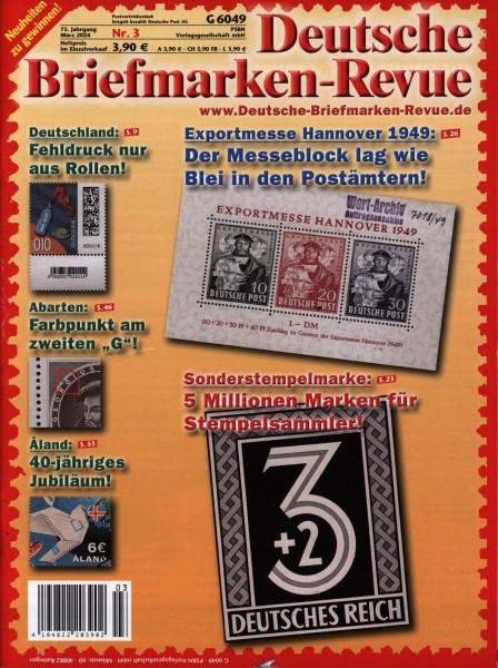 Dt. Briefmarken-Revue 3/2024